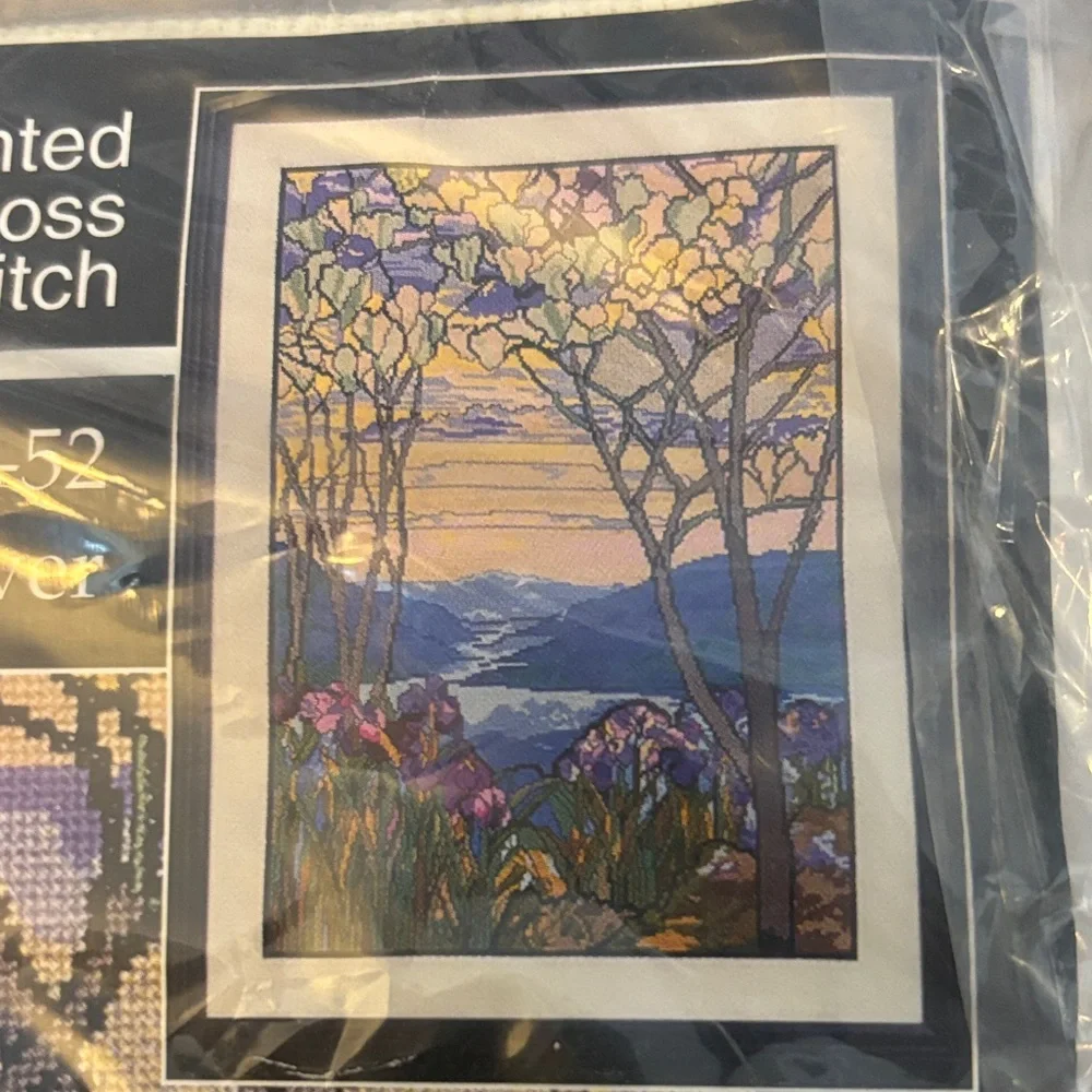 Janlynn 178-52 Tiffany Winding River COUNTED Cross Stitch Kit - sealed 1995